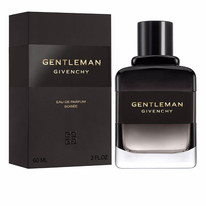 100 ml dark-banded glass bottle of woody floral eau de parfum for Man