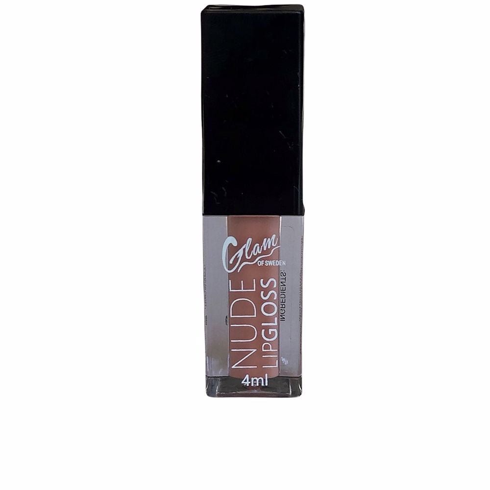 4 ml nude sand lip gloss with angled felt applicator and glossy finish