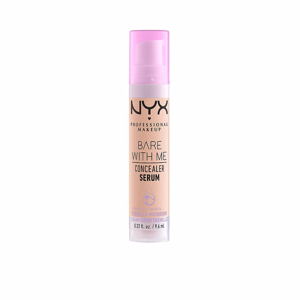 9.6 ml tinted concealer serum tube in shade 02-light, smooth applicator, Unisex