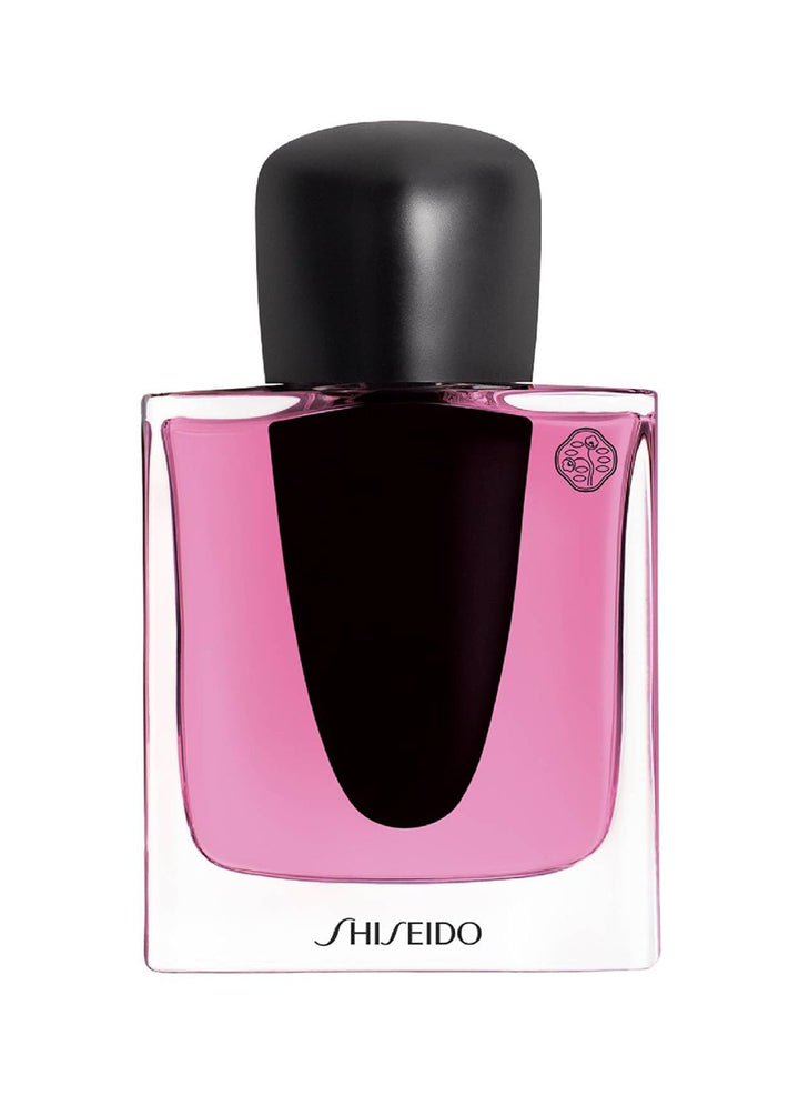 50 ml sculpted bottle of floral-fruity eau de parfum with dark dagger detail