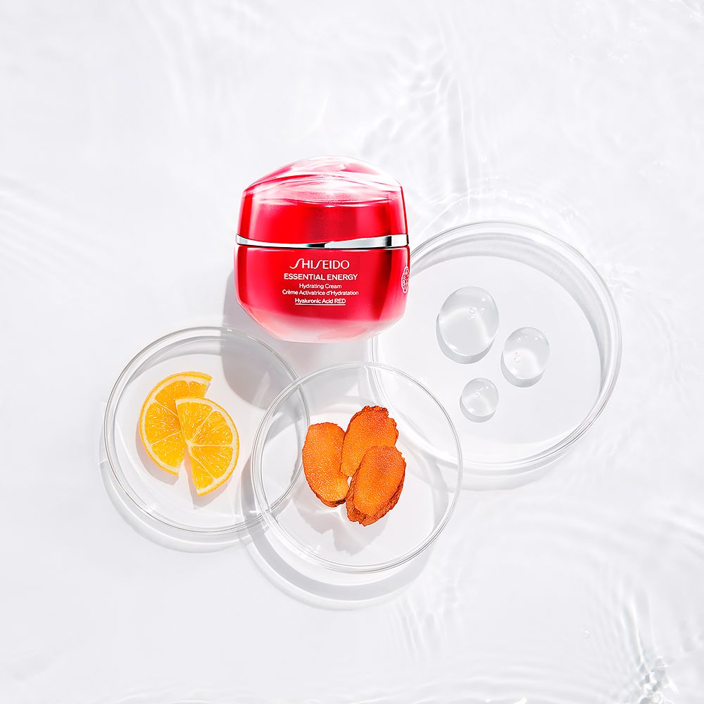 Refillable 50 ml hyaluronic hydrating cream jar, day and night moisturiser for Women