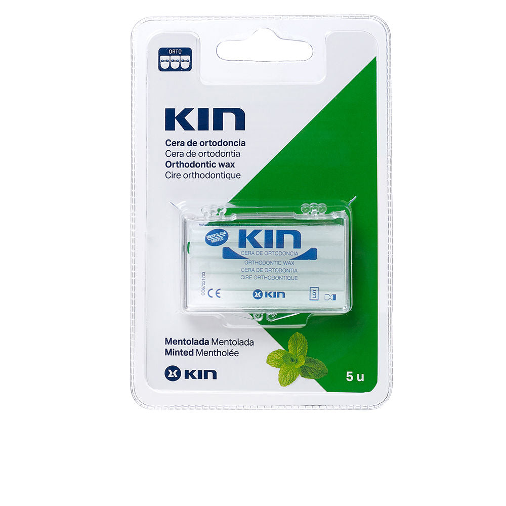 Small tub of menthol orthodontic wax with cooling relief for braces, Unisex