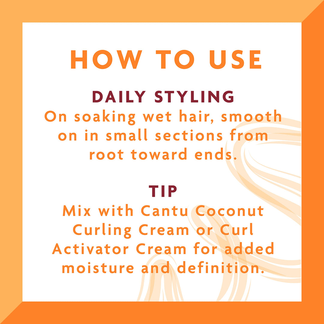 Jar of curl-defining custard with coconut and aloe, 340 g