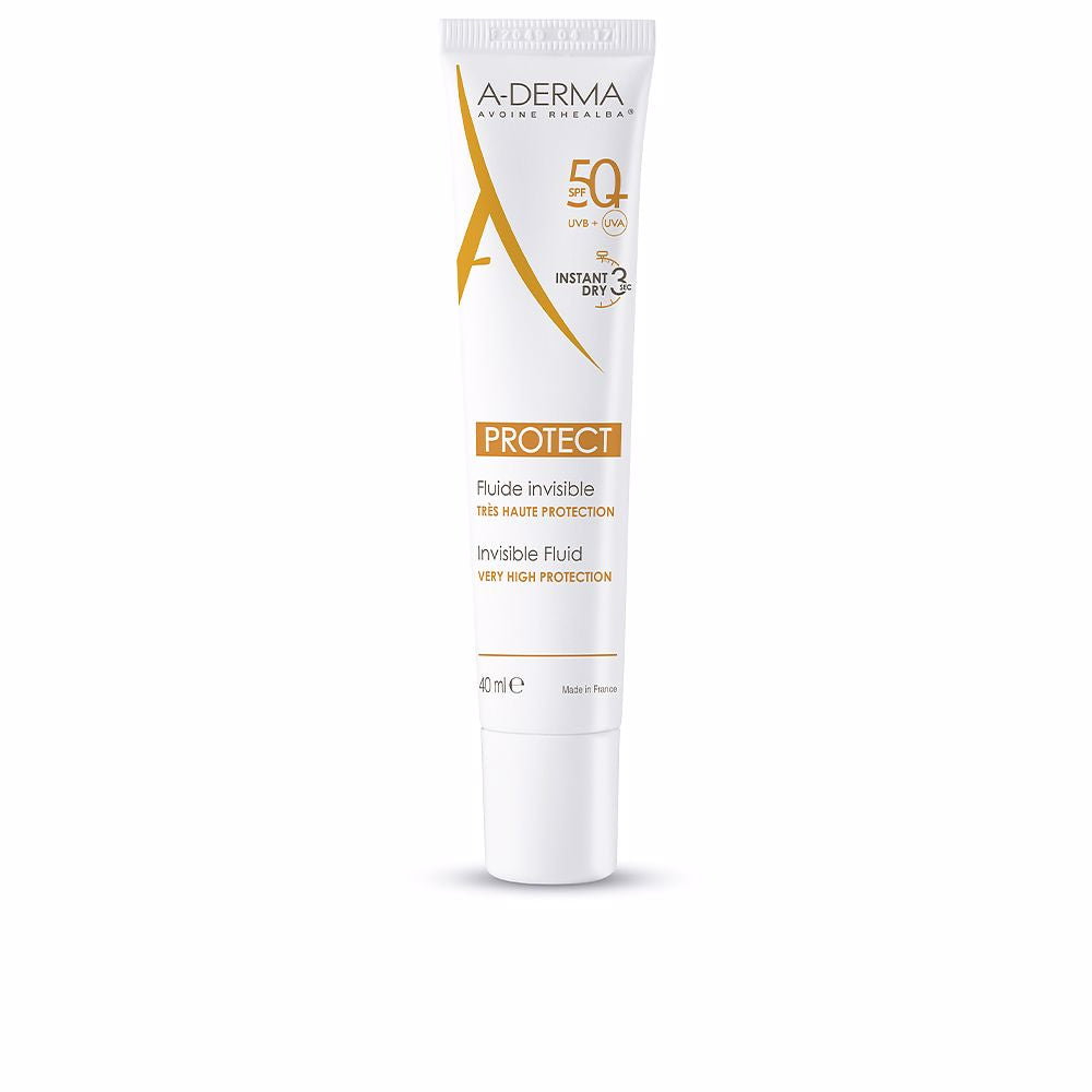 40 ml matte invisible facial sunscreen fluid SPF50+ in compact bottle