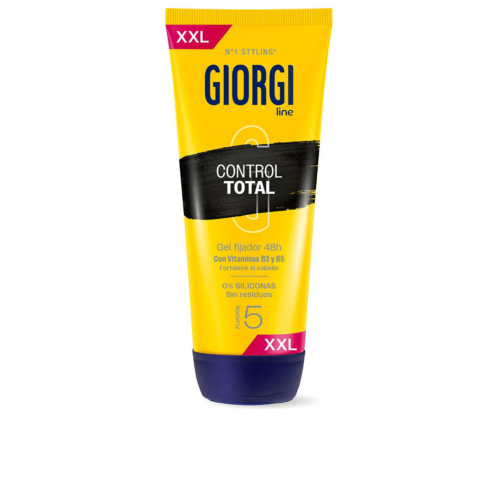 Clear strong-hold hair gel tube, 240 ml, Unisex styling product