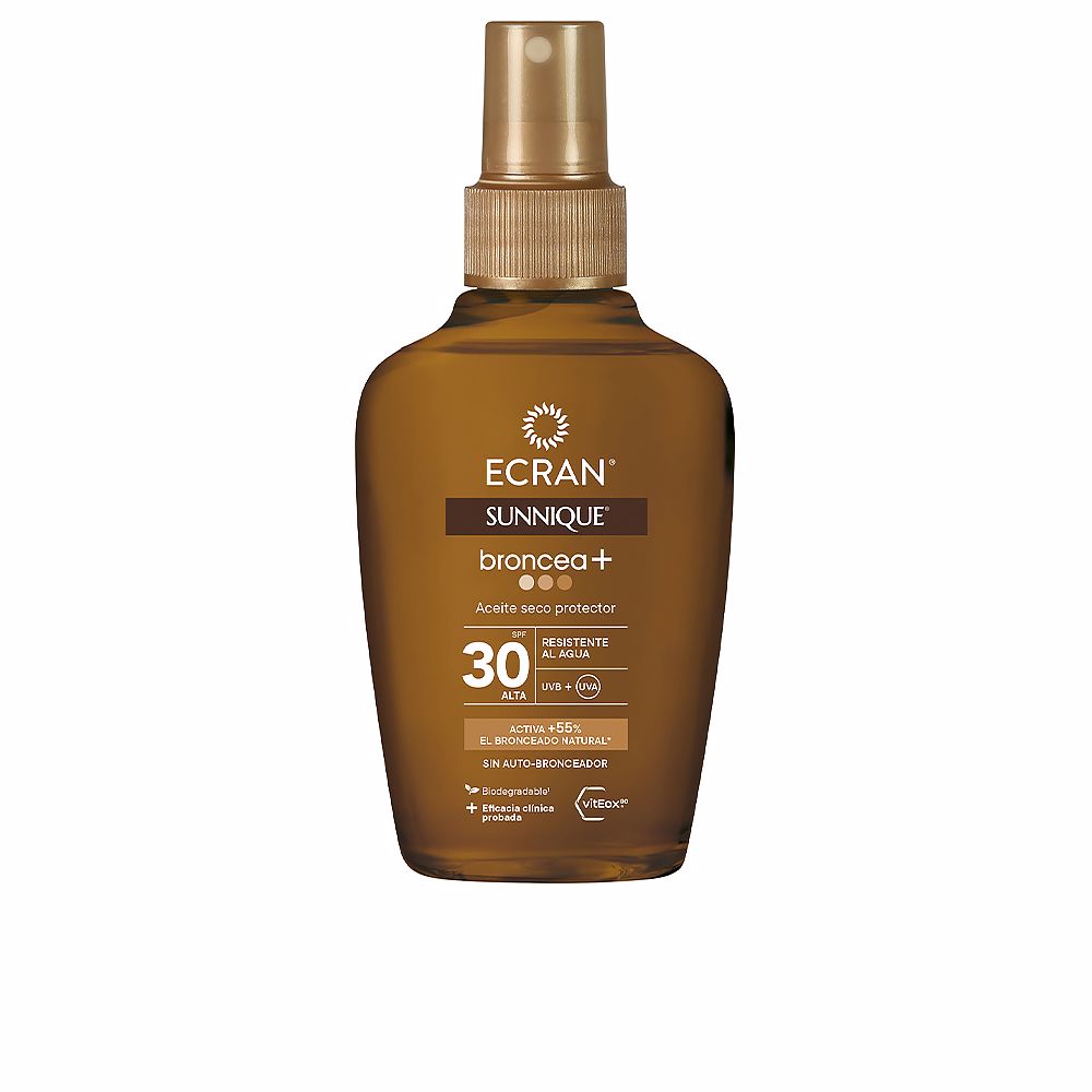 100 ml dry-touch bronzing oil spray bottle, SPF30, Unisex