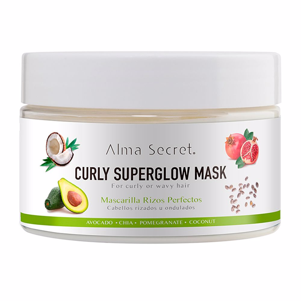250 ml jar of nourishing nine‑oil curly hair mask with botanical oils, Unisex
