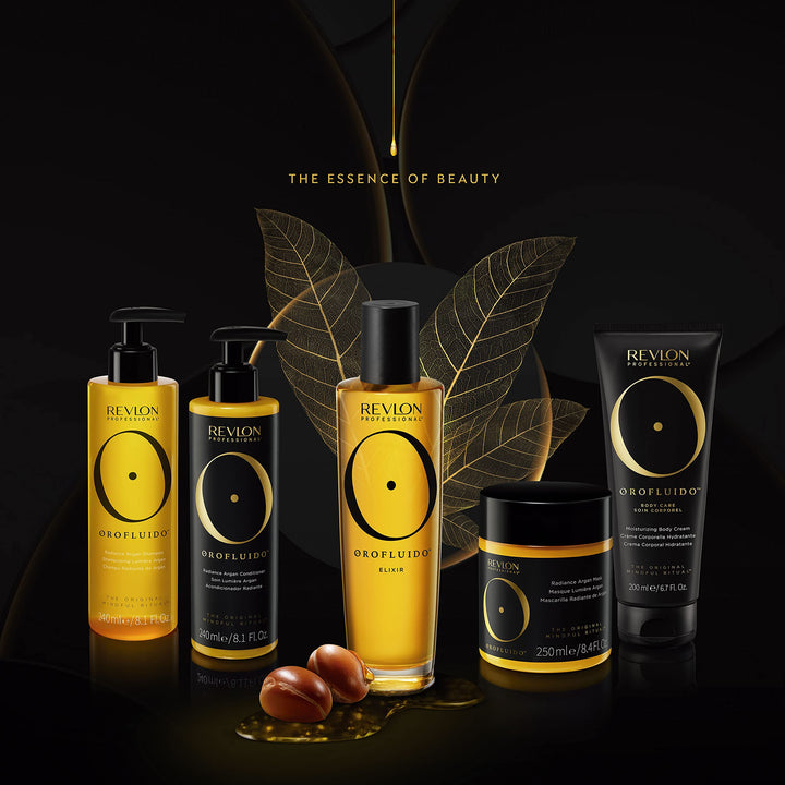 240 ml golden liquid argan shampoo bottle for Unisex hair