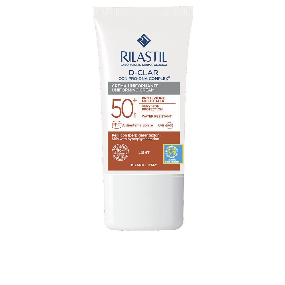 40 ml cream tube, medium neutral-tint facial sunscreen, SPF 50+