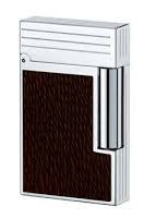 Timeless Elegance in Dark Brown Leather and Silver