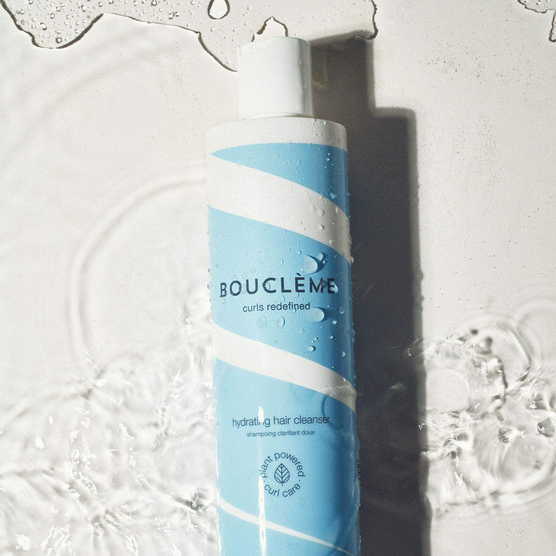 300 ml low-foam sea salt hair cleanser bottle for fine, wavy hair