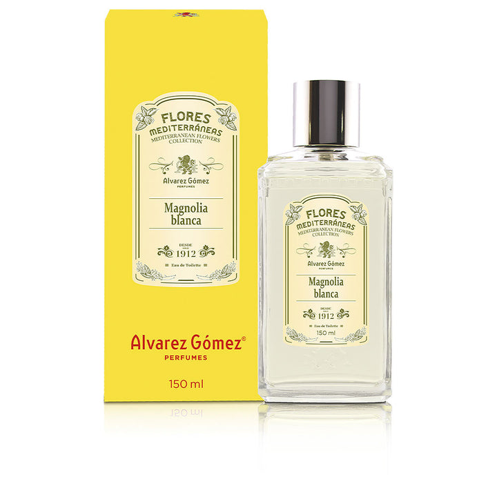 150 ml bottle of White Magnolia Eau de Toilette, floral amber fragrance for Women