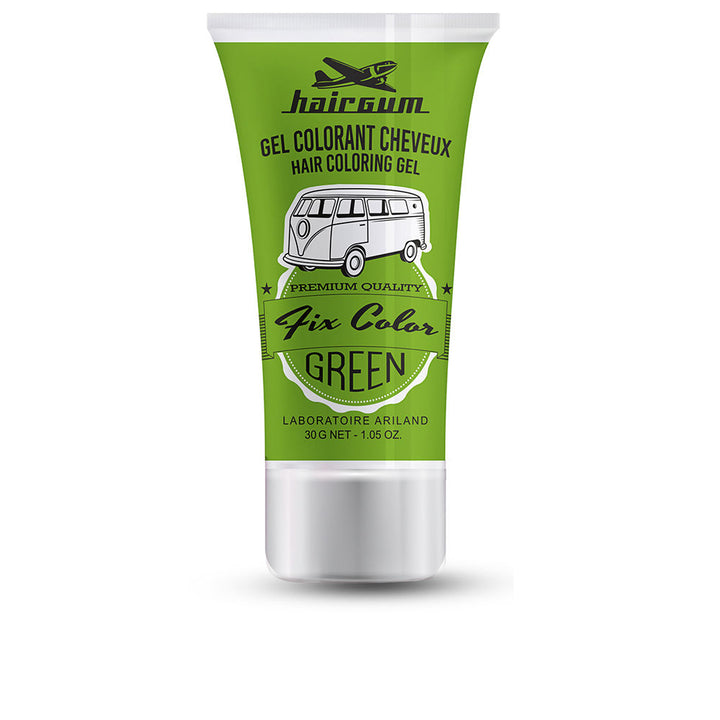 30 ml green temporary hair colour gel with foam applicator for Women
