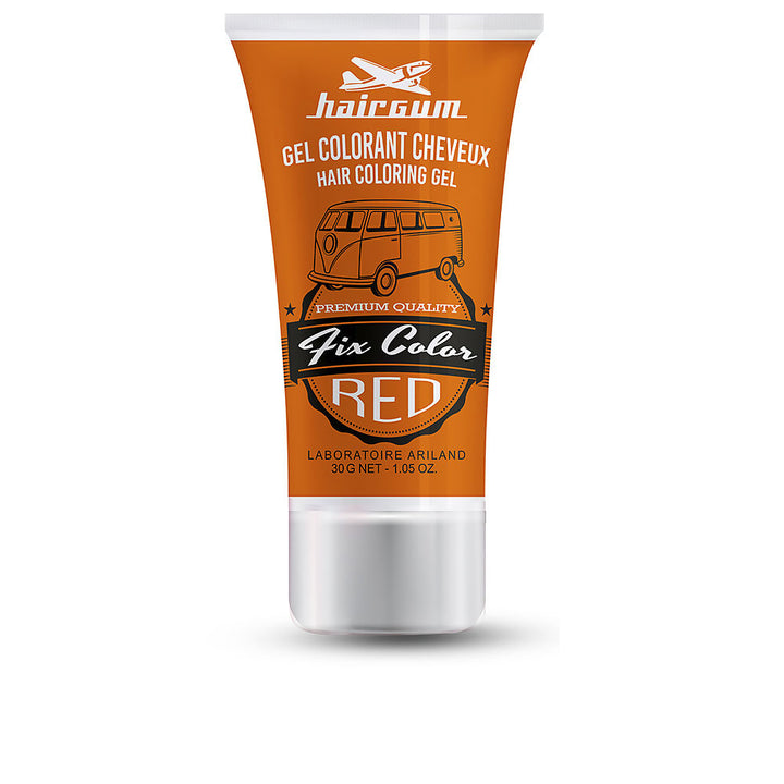 30 ml orange temporary hair colour gel in foam-applied tube