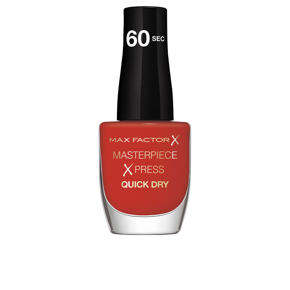 8 ml coral cream nail polish bottle, fast‑dry glossy finish, Unisex