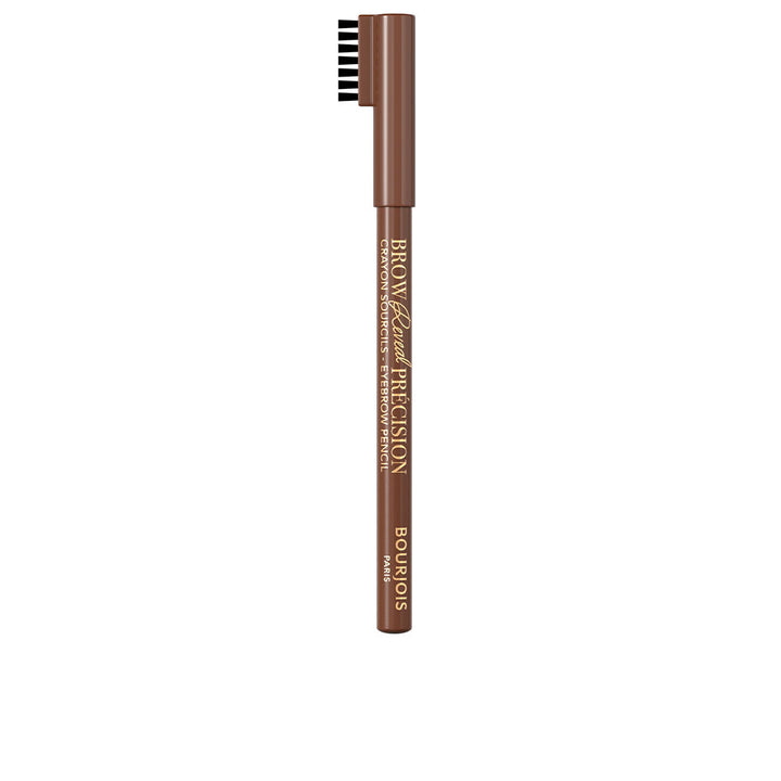 Automatic angled brown eyebrow pencil with integrated spoolie, 1.4 g, Unisex