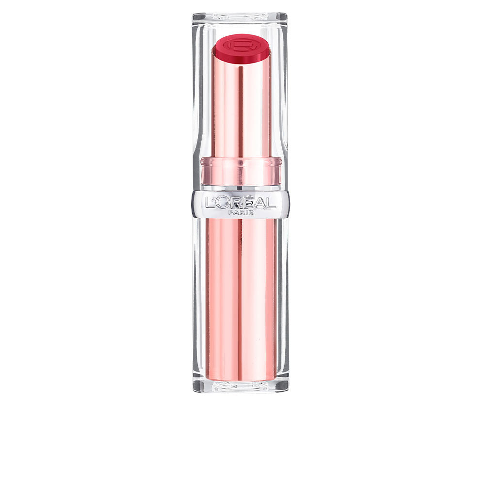 Sheer mulberry-tinted balm-stick in compact 3.8 g tube, glossy finish