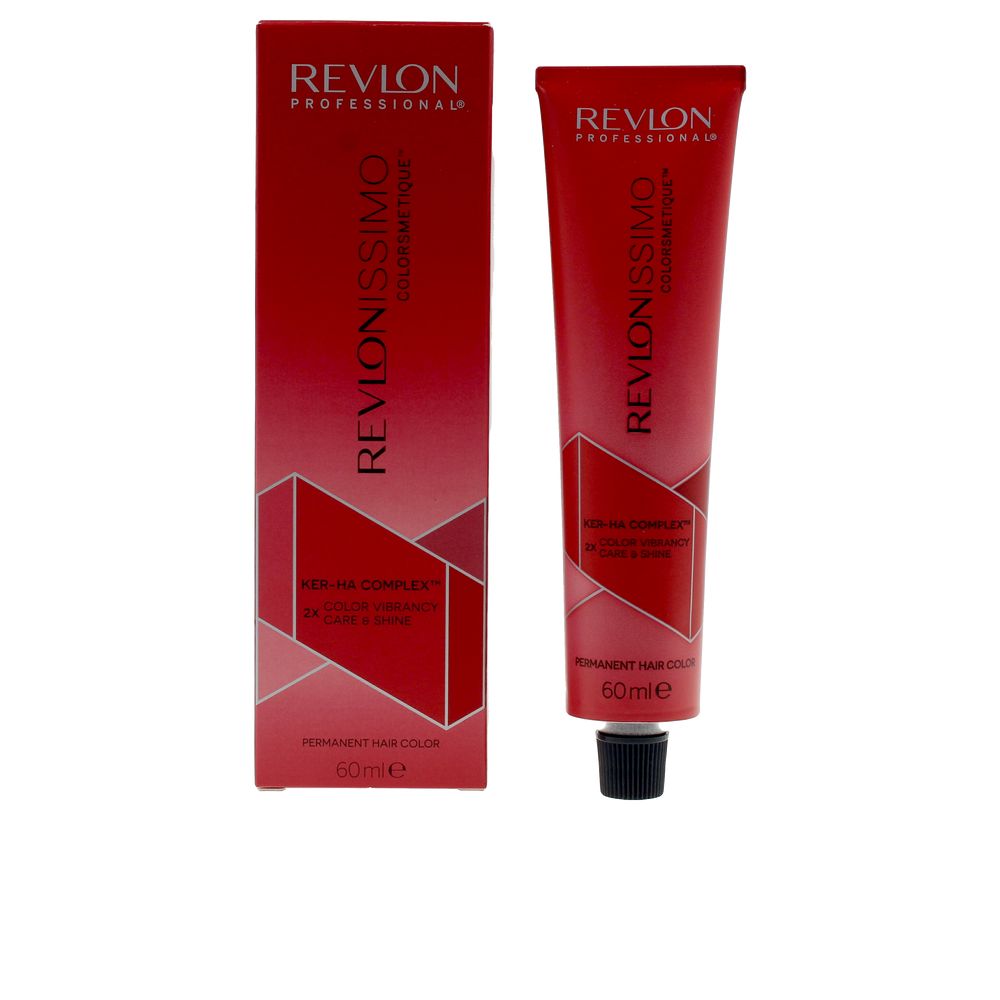 Tube of 60 ml permanent hair colour in dark blonde with hyaluronic acid and soy protein