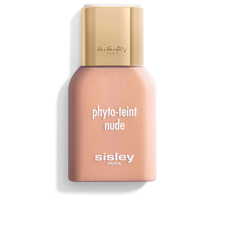 30 ml liquid satin foundation in 2C Soft Beige, tube and swatch visible