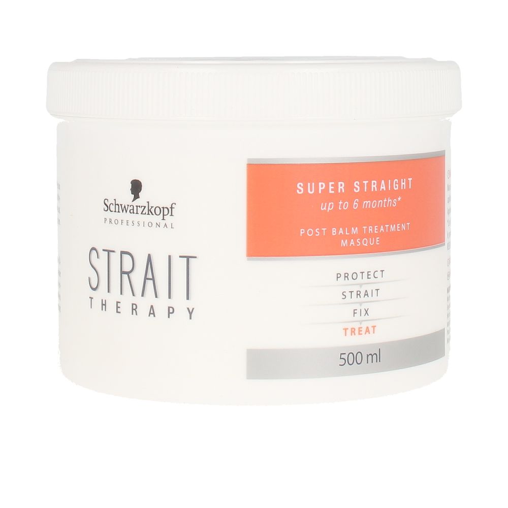 500 ml tube of post-heat straightening masque, light creamy texture