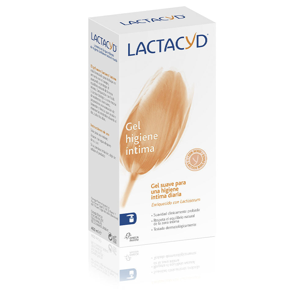 400 ml dispenser bottle of gentle lactic acid intimate wash for Unisex daily use
