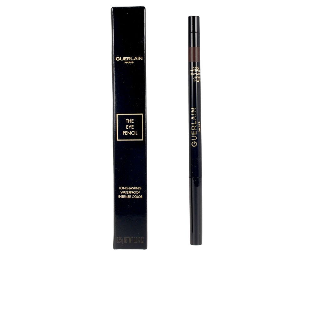 Retractable brown eye pencil with integrated sharpener, 3 g, water‑resistant