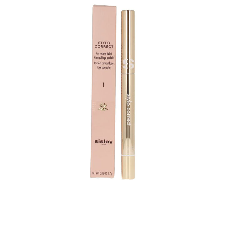 Slim dual‑ended corrector pencil with cream core and sponge blender, 2.5 ml, Unisex