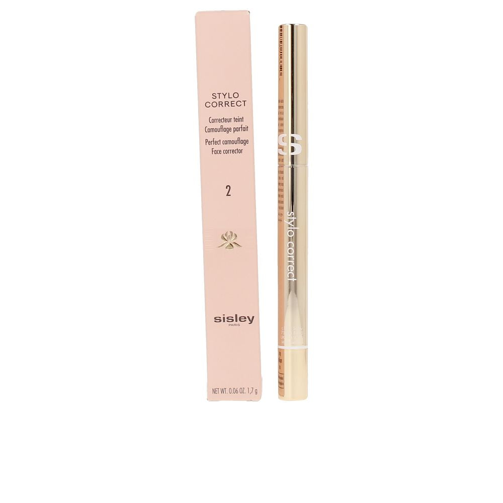 Slim dual‑ended corrector pencil with cream core and sponge blender, 2.5 ml, Unisex