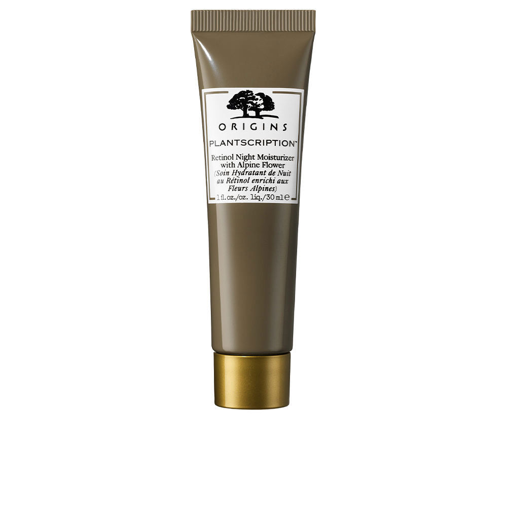 30 ml jar of retinol night moisturiser with botanical extracts, cream texture