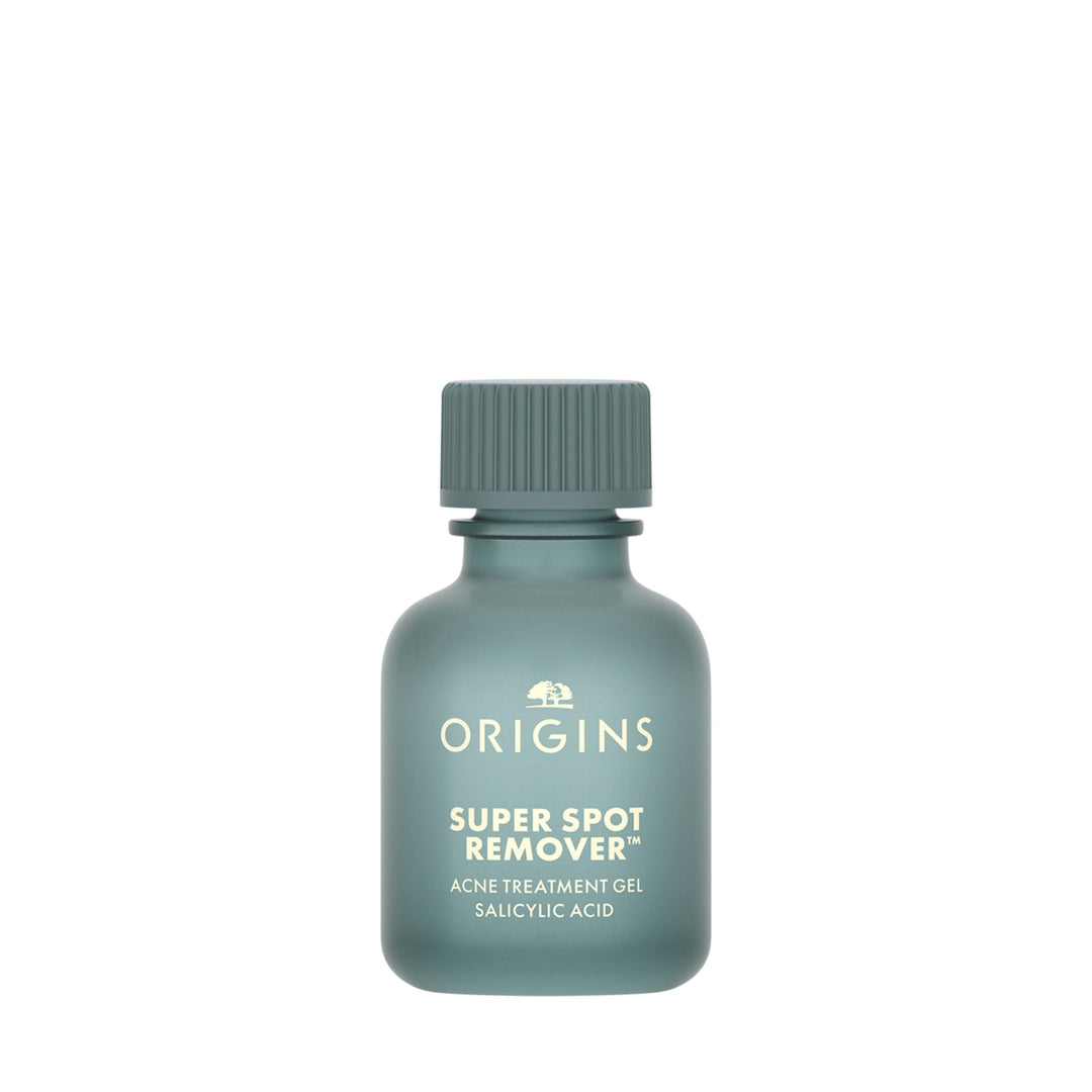 Small 10 ml clear gel tube for targeted blemish treatment with botanical extracts