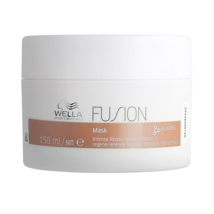 500 ml jar of intensive silk amino repair hair mask, creamy texture