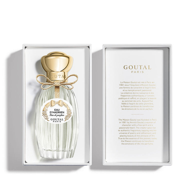 Glass bottle of citrus-cypress eau de parfum, 100 ml, Unisex scent