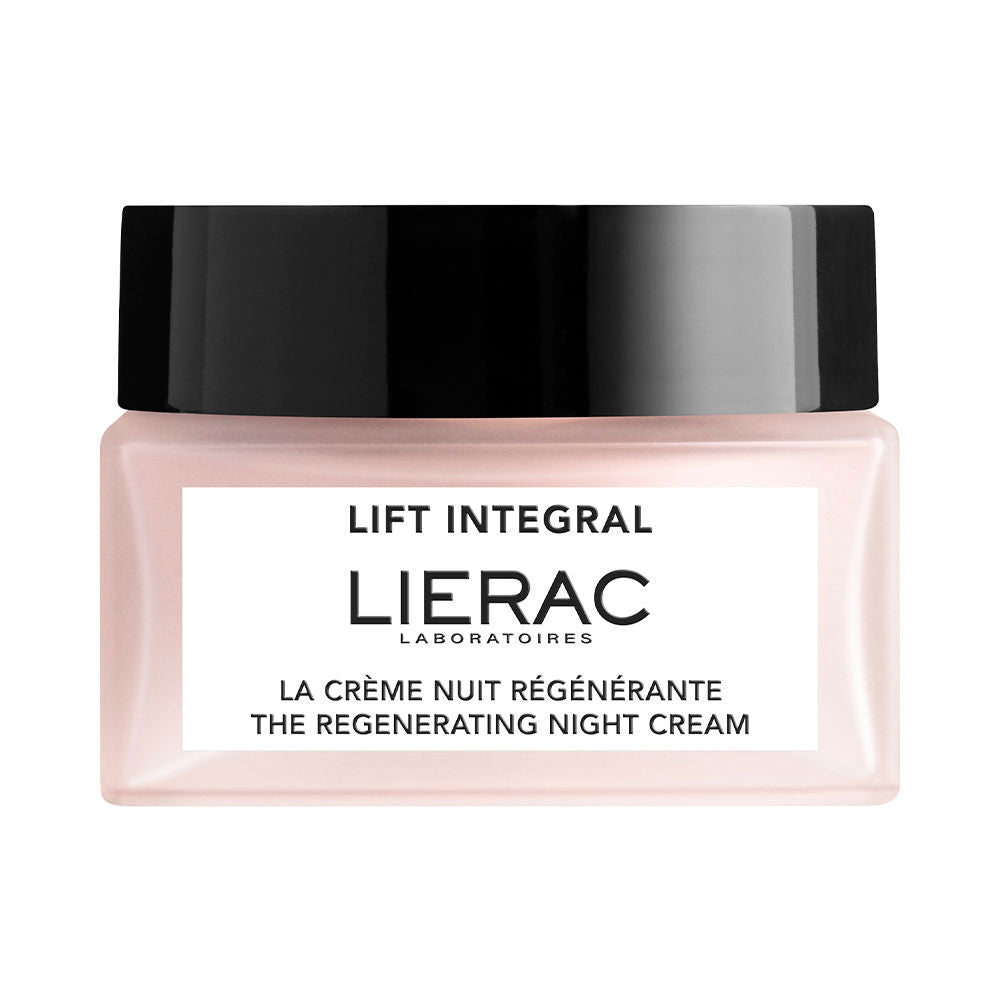 50 ml refillable jar of rich regenerating night cream for Women, rose-hued label