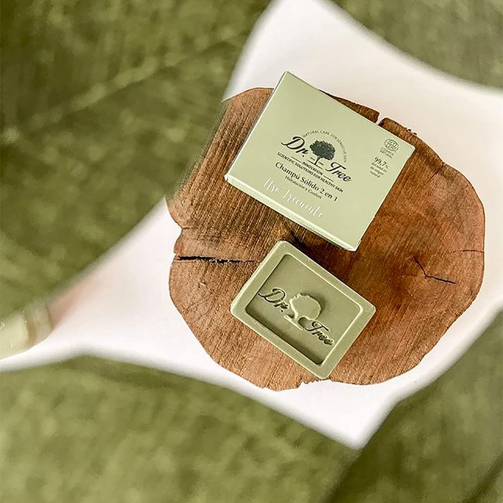 75 g solid 2‑in‑1 shampoo bar in eco packaging, Unisex daily use