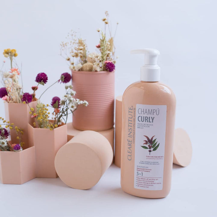 400 ml bottle of curl-defining nourishing shampoo for Unisex curly hair
