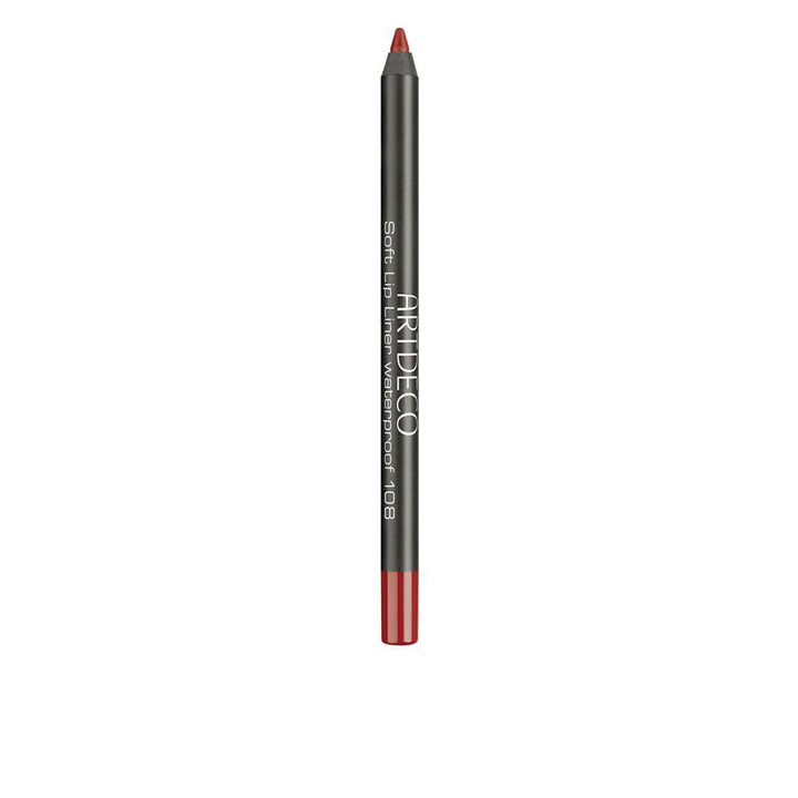 Slim waterproof cream lip liner pencil in Fireball, 1.2 g, red shade