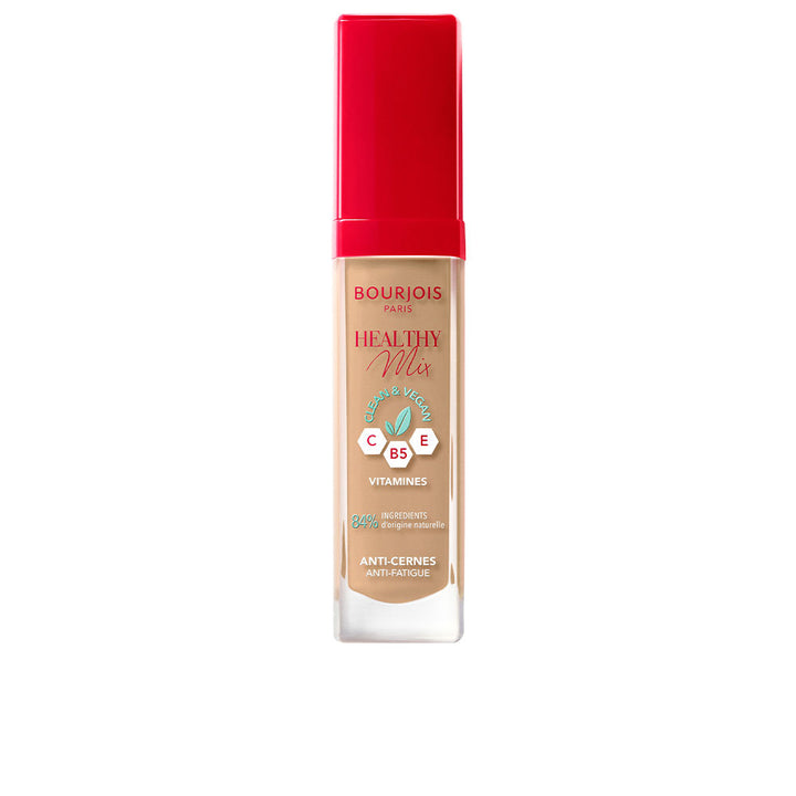 Small 6 ml tube of creamy concealer in golden beige shade, liquid texture