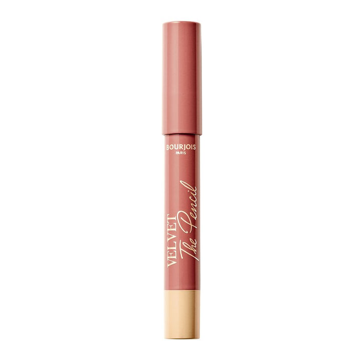 Bourjois Velvety Lip Pencil in sleek twist-up packaging, nude to bold shades