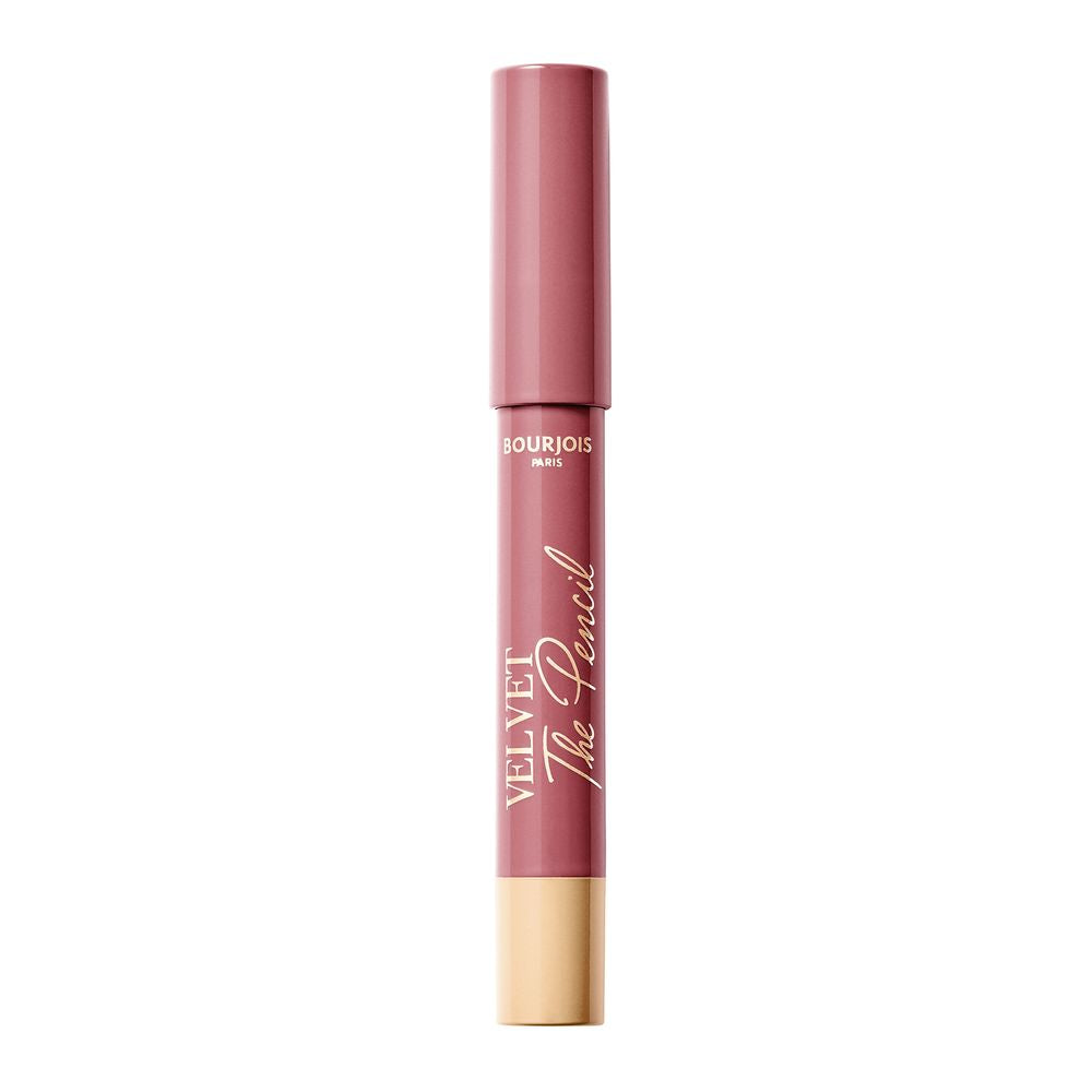 Slim mauve twist‑up lip pencil, 1.8 g, matte velvet finish