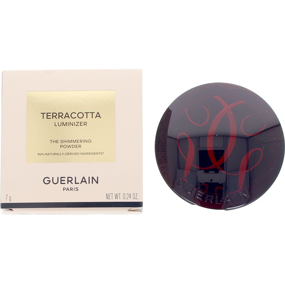 Compact Terracotta Luminizer powder duo in ivory-rosé and gold, 10 g