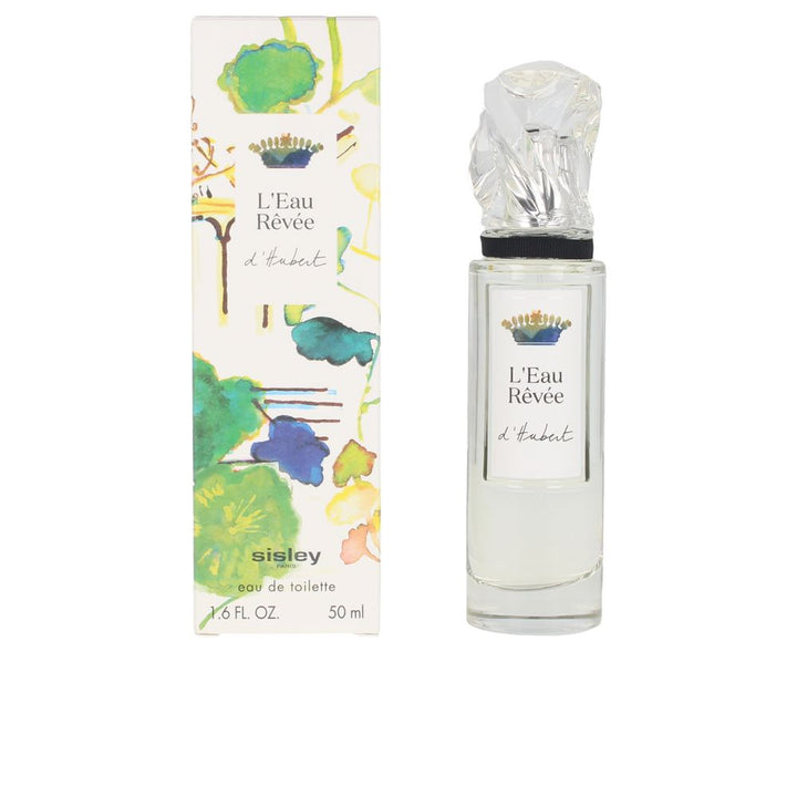 50 ml clear glass eau de toilette with Canson paper box, geranium‑led scent, Unisex