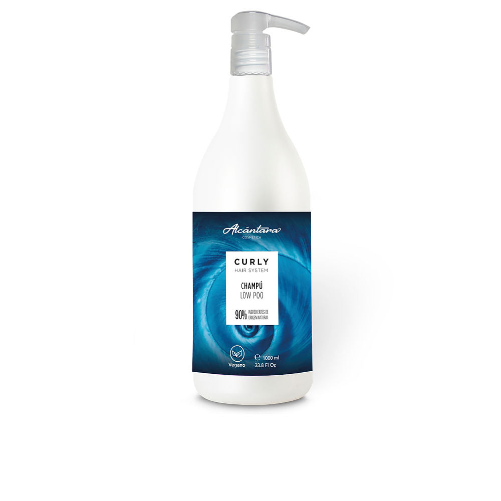1,000 ml cream low‑poo shampoo bottle for curly hair, hydrating formula