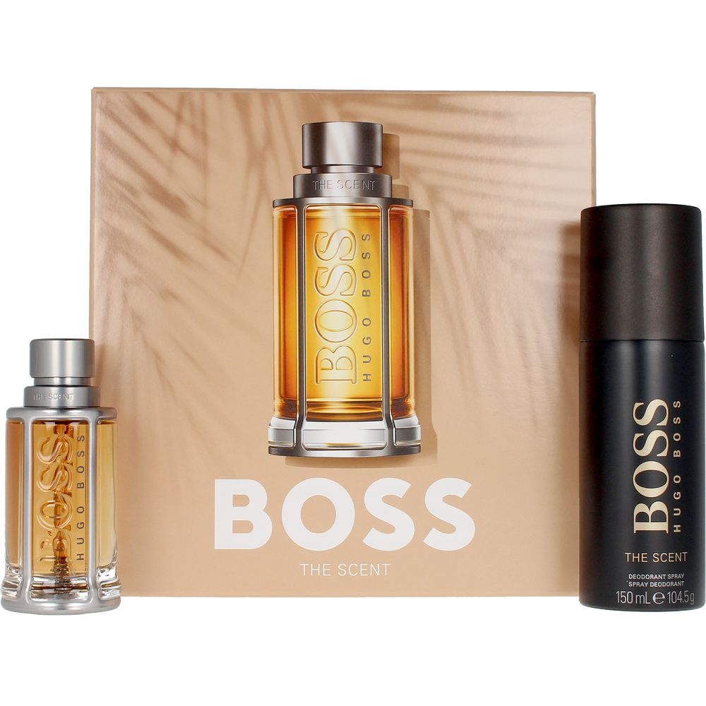Cage-style bottle with amber liquid; Eau de Toilette for Man, woody-amber scent