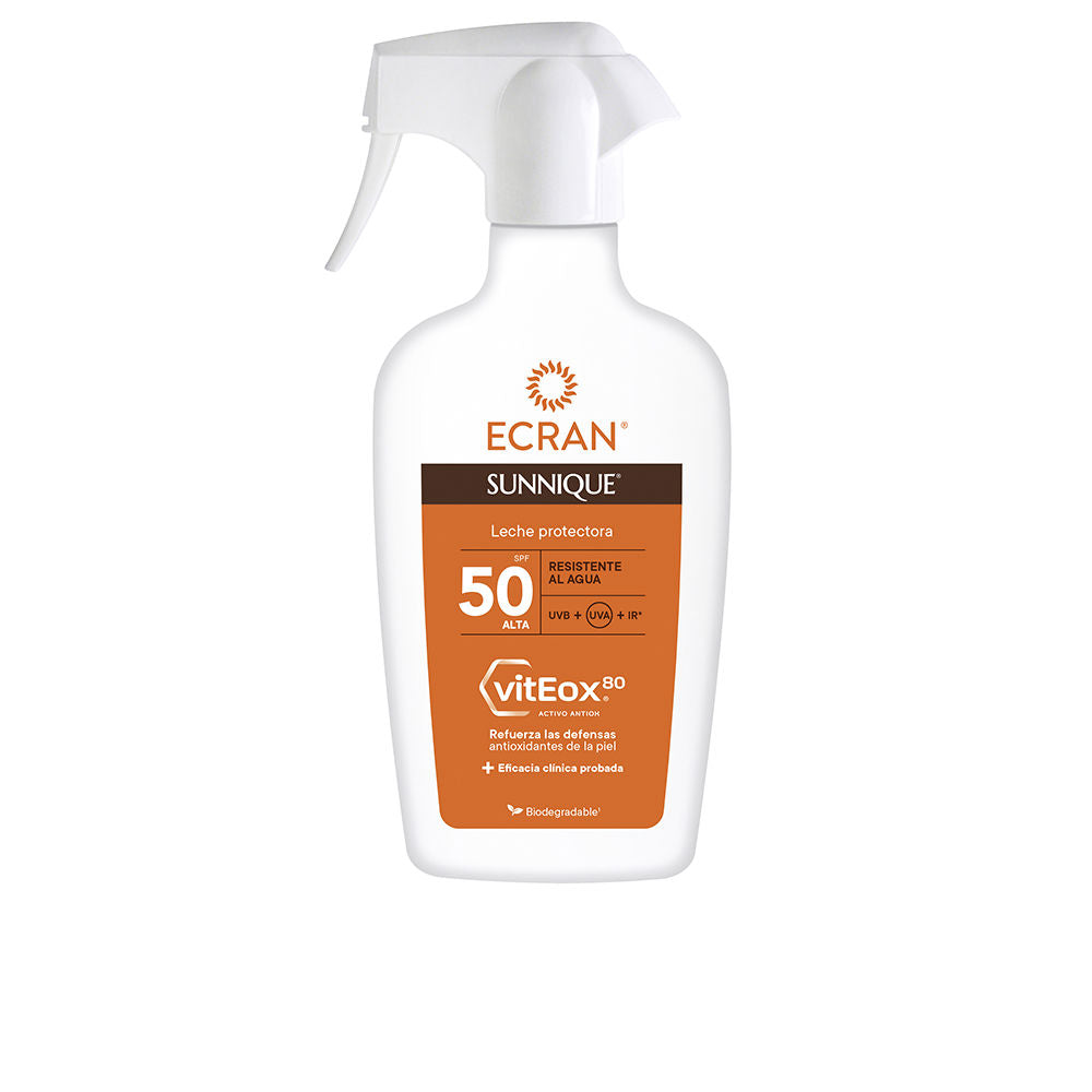 270 ml spray bottle of biodegradable SPF50 sunscreen milk, Unisex