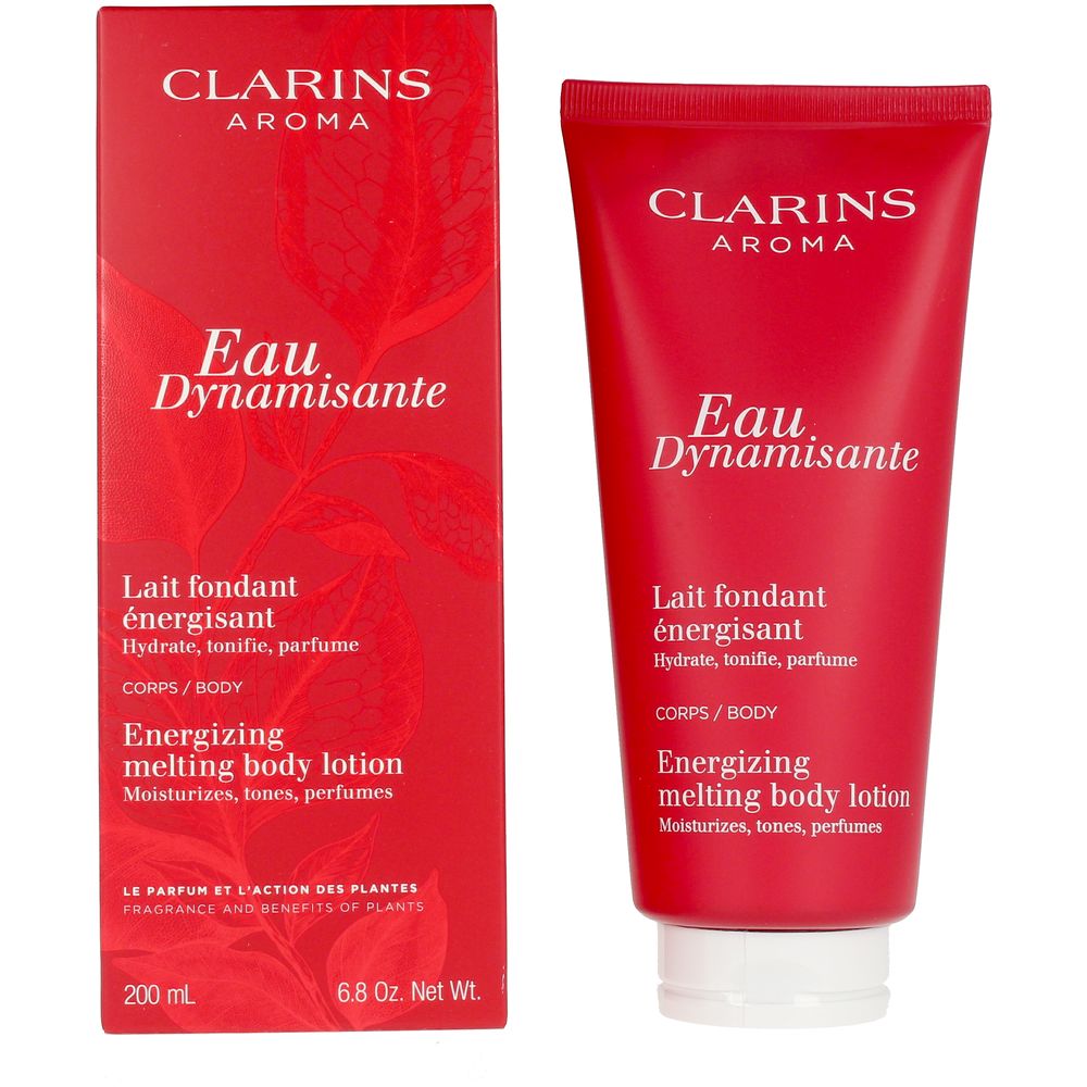 200 ml bottle of lightweight energising citrus body milk, Unisex hydrating lotion
