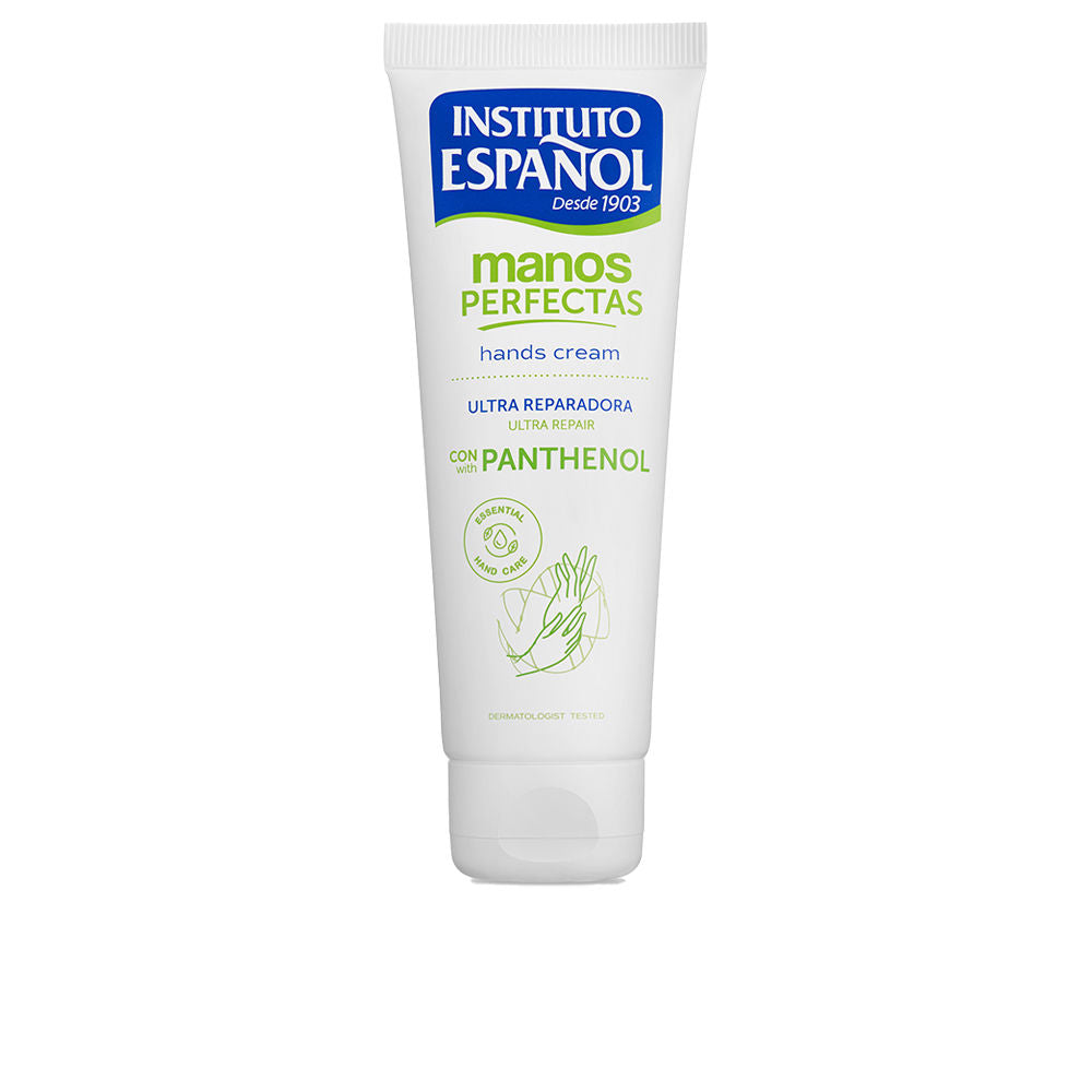 75 ml tube of Panthenol hand cream for dry, cracked hands, vegan formula