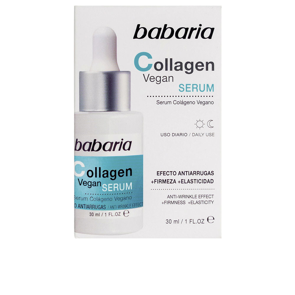 30 ml clear pump serum bottle, light gel, vegan collagen peptide