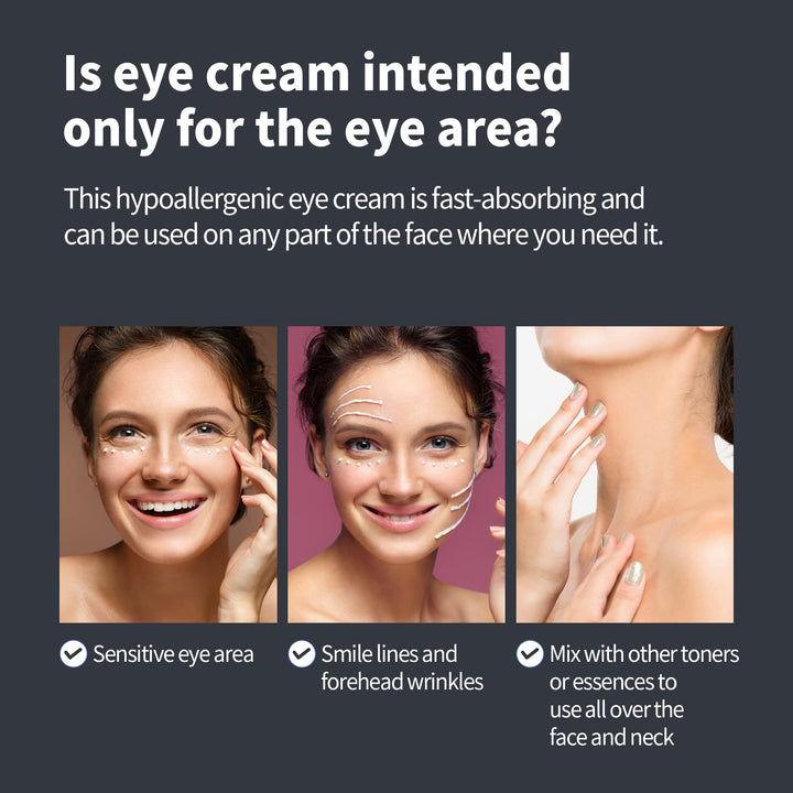 30 ml jar of fermentation eye cream with rich cream texture, peptides and ceramides