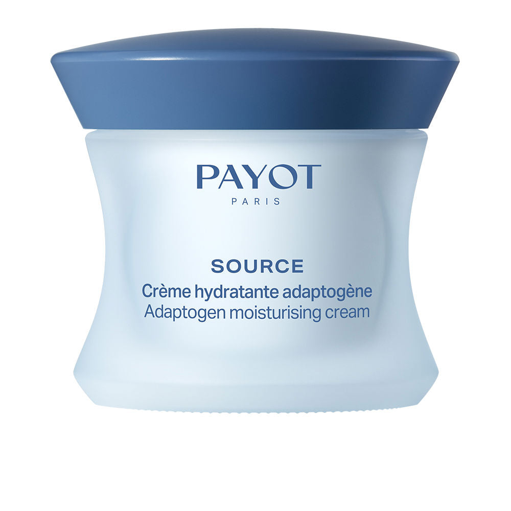 Soft blue-hued 50 ml cream jar for Women, lightweight adaptogenic hydrator