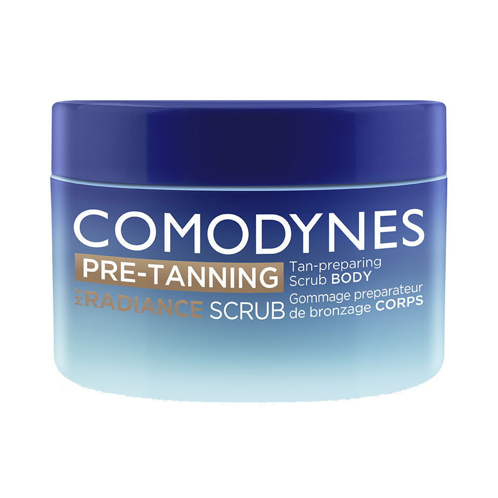 Jar of sugar and rice body exfoliant, 150 ml, creamy scrub texture